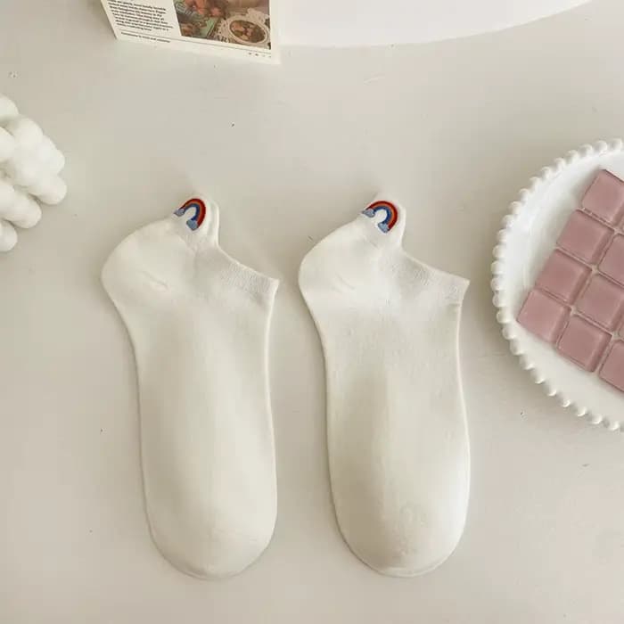 Chaussettes courtes de printemps et d'été pour femmes et filles