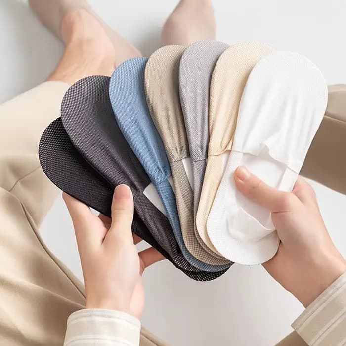 3 paires de chaussettes bateau pour hommes