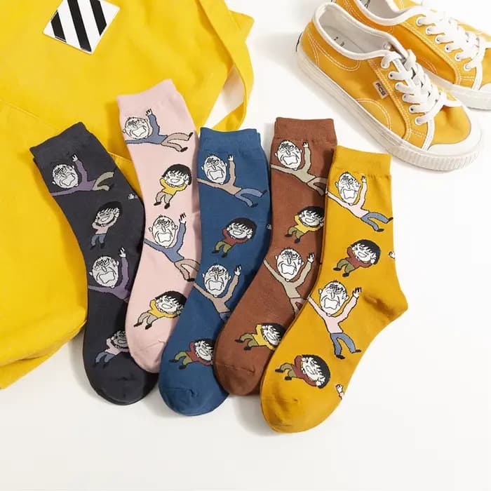Chaussettes de dessin animé pour femmes