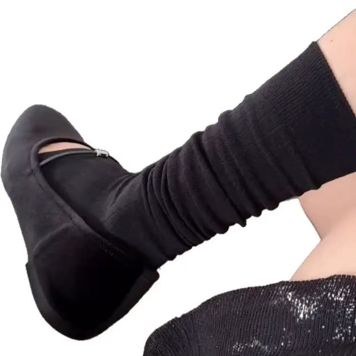 Chaussettes à rayures verticales pour femmes