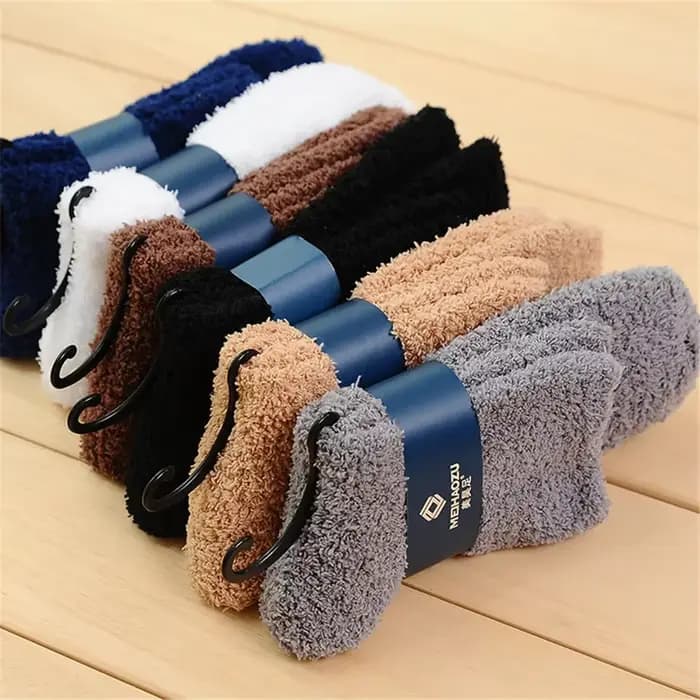 Chaussettes chaudes et moelleuses pour hommes