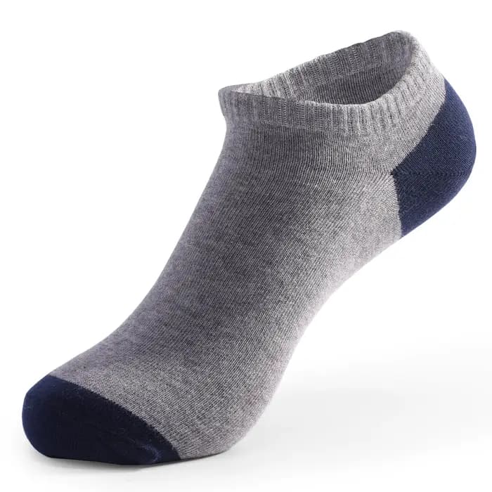 Chaussettes basses en coton respirant pour hommes et femmes, chaussettes courtes de sport, rayures de documents solides, chaussettes de rinçage amusantes, 5 paires