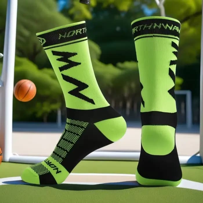 1/3/5 paires de chaussettes de sport mi-mollet pour hommes