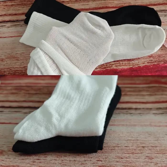 5/10/20 paires de chaussettes de sport à col rond de couleur unie neutre, absorbant la sueur, respirantes, confortables, toutes saisons, printemps et été