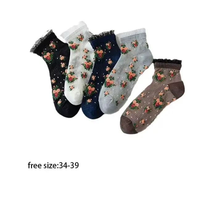 Chaussettes en coton ultra-fines pour femmes