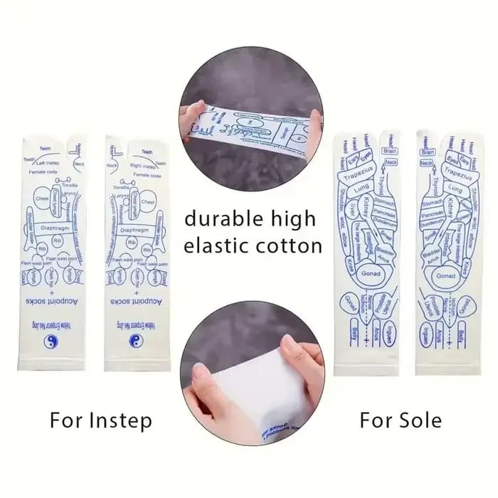 Massage des pieds chaussettes d'acupression