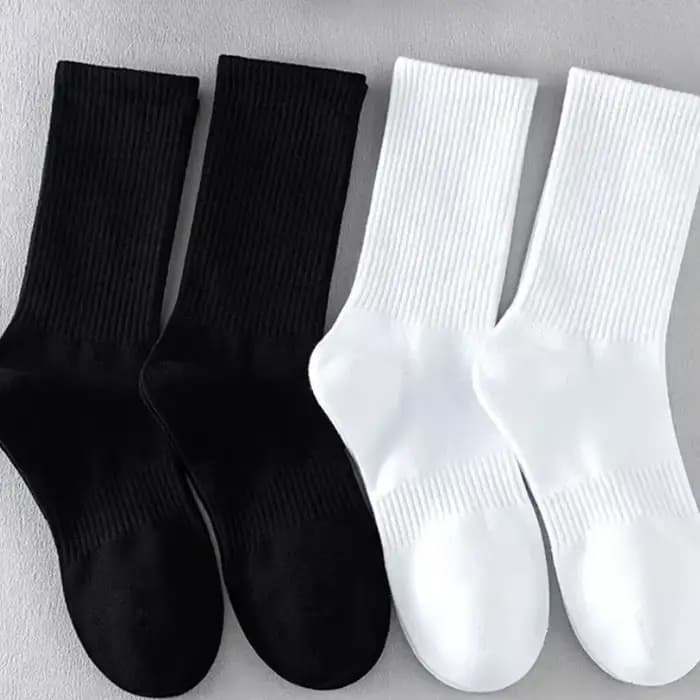 Chaussettes de sport en coton unisexe