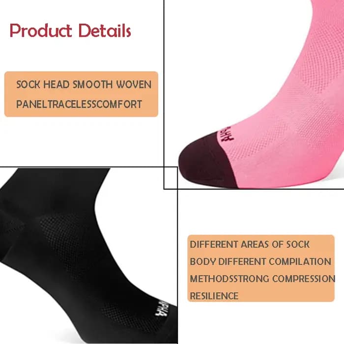 4 paires de chaussettes de cyclisme pour hommes