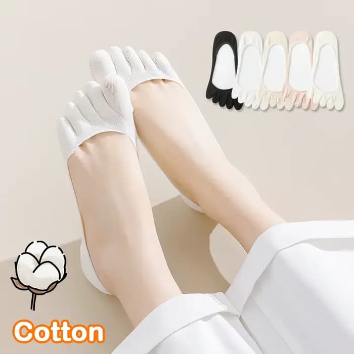 Chaussettes basses en coton pour femme