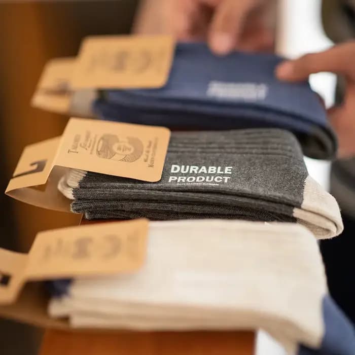 Maden-Chaussettes mi-mollet pour hommes