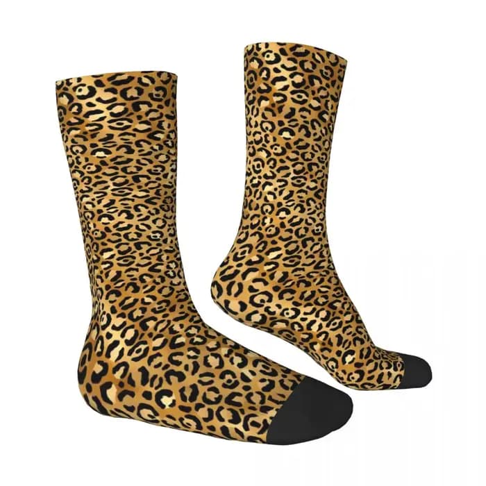 Chaussettes imprimées léopard pour couple
