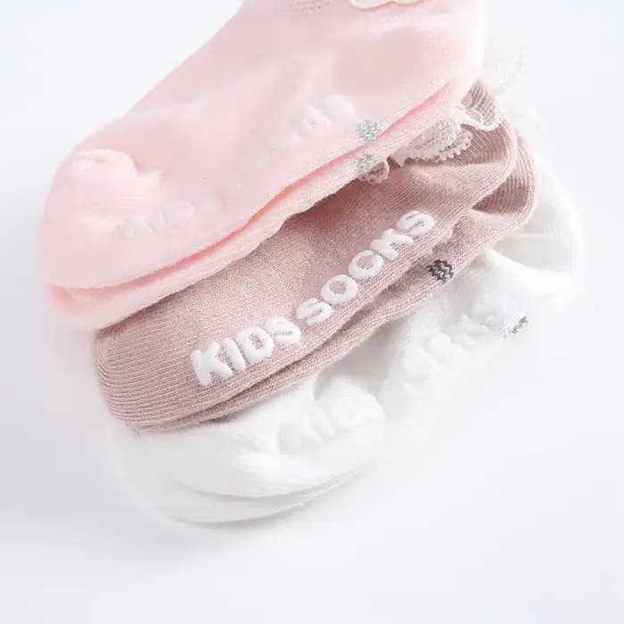 3 paires de chaussettes basses pour bébé