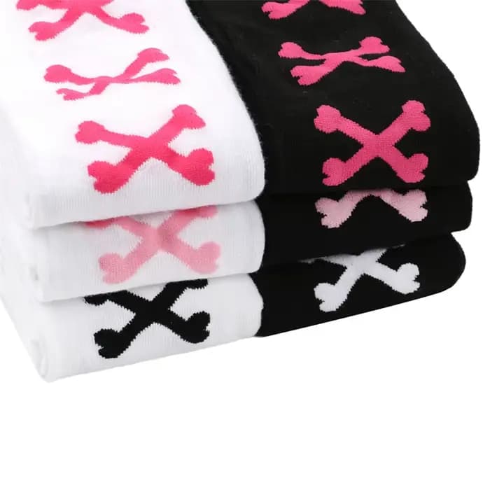 Chaussettes hautes pour femmes, chaussettes de bottes en tricot torsadé au-dessus du genou, os croisés, longues et chaudes, chauffe-jambes à la mode, hiver
