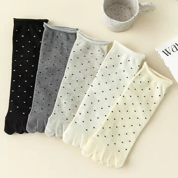 1 paire de chaussettes à orteils pour femmes