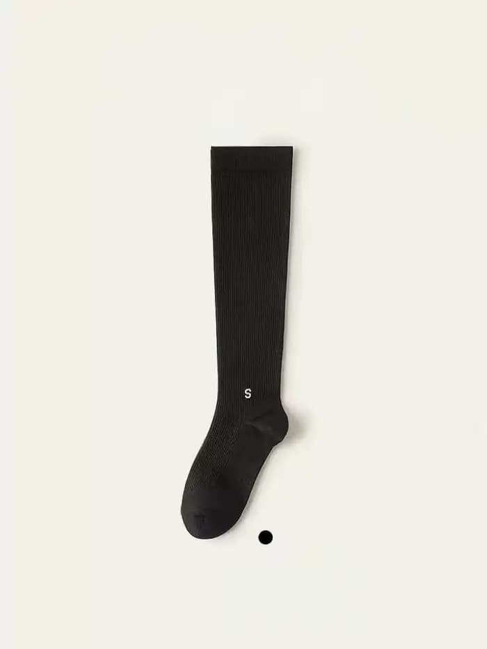 Chaussettes de compression pour mollets, pour course à pied, professionnelles, pour femmes, haute élasticité, respirantes, universelles, toutes saisons, pour le sport