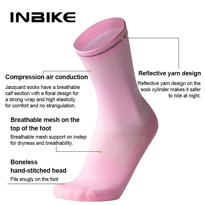 INBIKE – chaussettes de course à Compression pour femmes