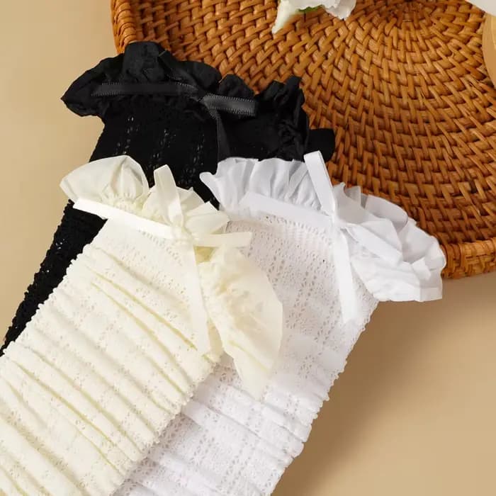 Chaussettes creuses en résille