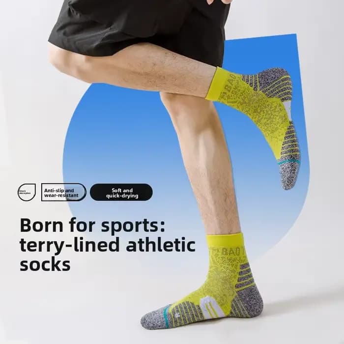 Chaussettes de sport professionnelles mi-mollet pour hommes et femmes