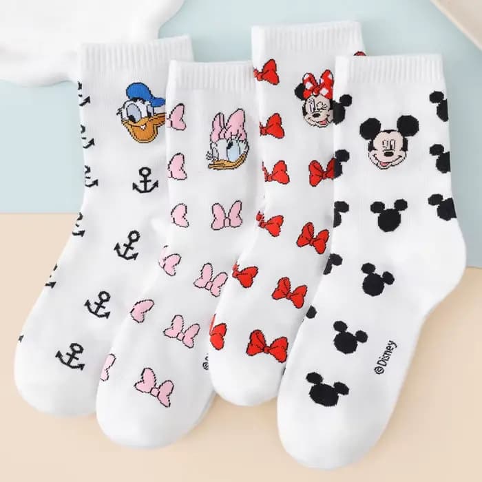 4 paires de chaussettes Disney Mickey