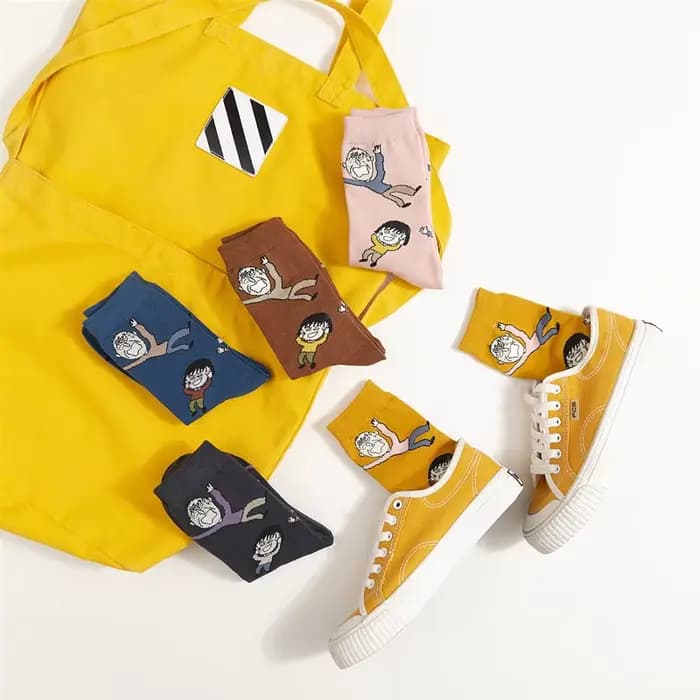 Chaussettes de dessin animé pour femmes
