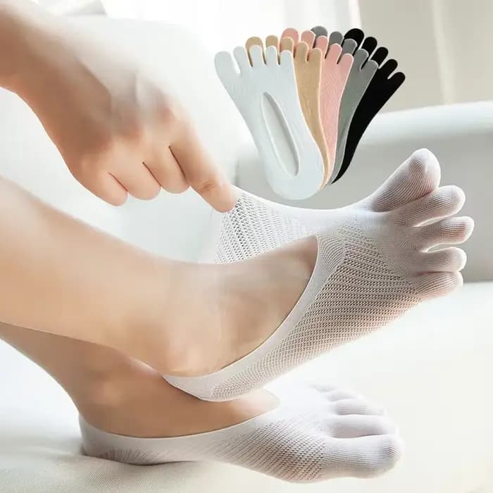 Chaussettes d'été à cinq doigts pour femmes