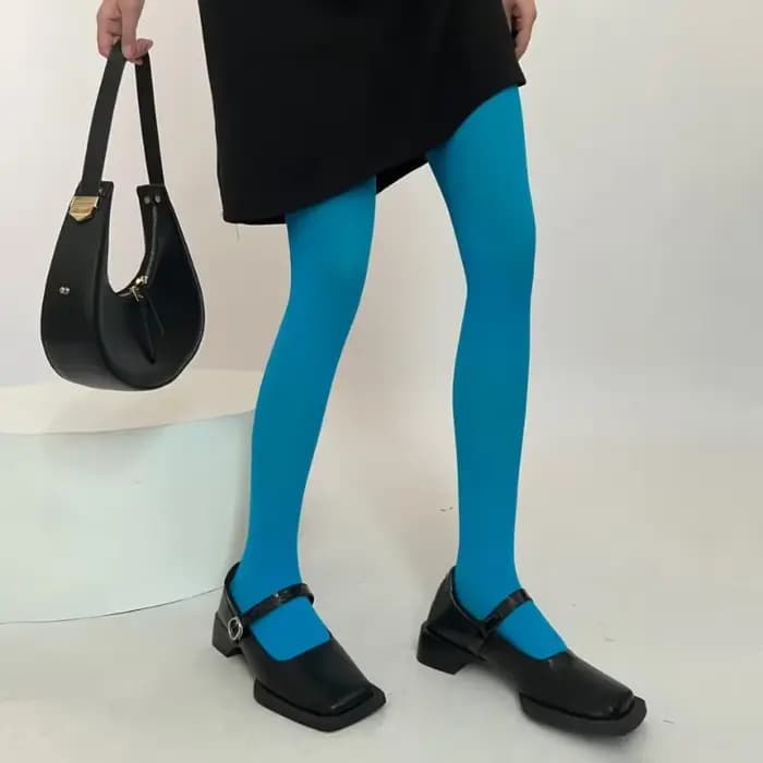 Grand collant élastique sans couture en velours pour femme