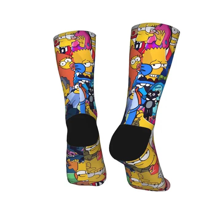 Chaussettes fantaisie unisexe respirantes pour hommes