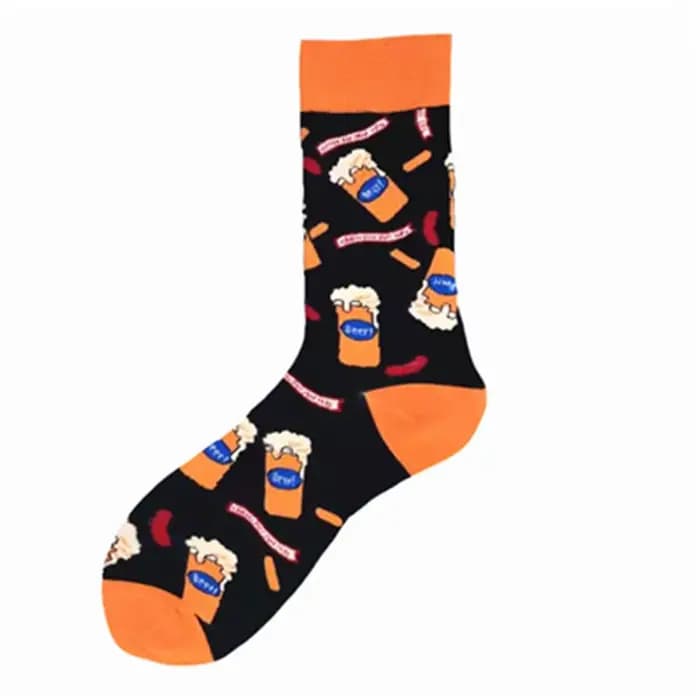 Chaussettes joyeuses amusantes pour hommes