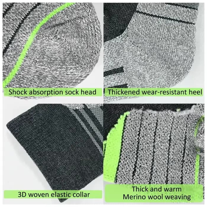 Chaussettes de Ski en laine mérinos