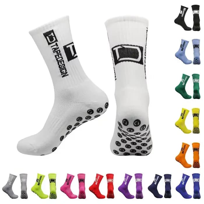 4 paires de nouvelles chaussettes de Football collées TC Mid Tube pour hommes