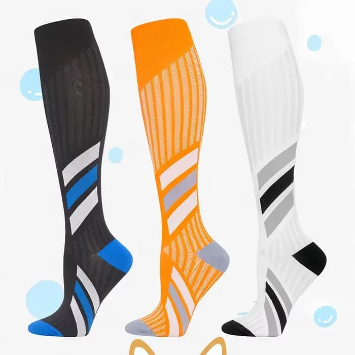1 paire de chaussettes à haute Compression pour hommes et femmes