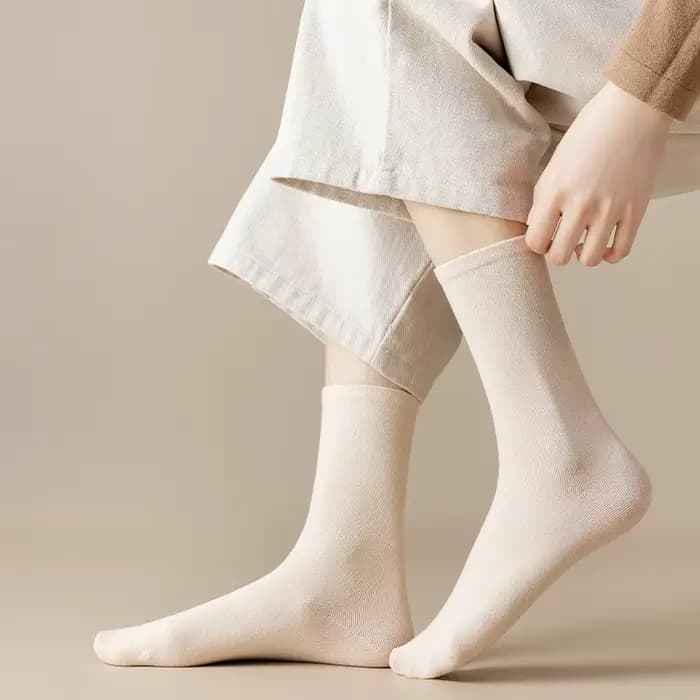 Chaussettes mi-tube décontractées pour femmes