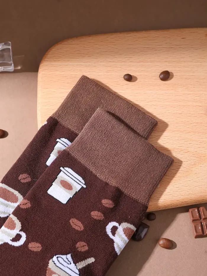 1 paire de chaussettes mi-mollet pour hommes
