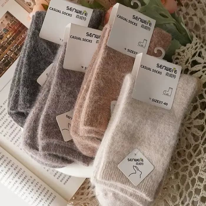 Chaussettes en laine pour femmes