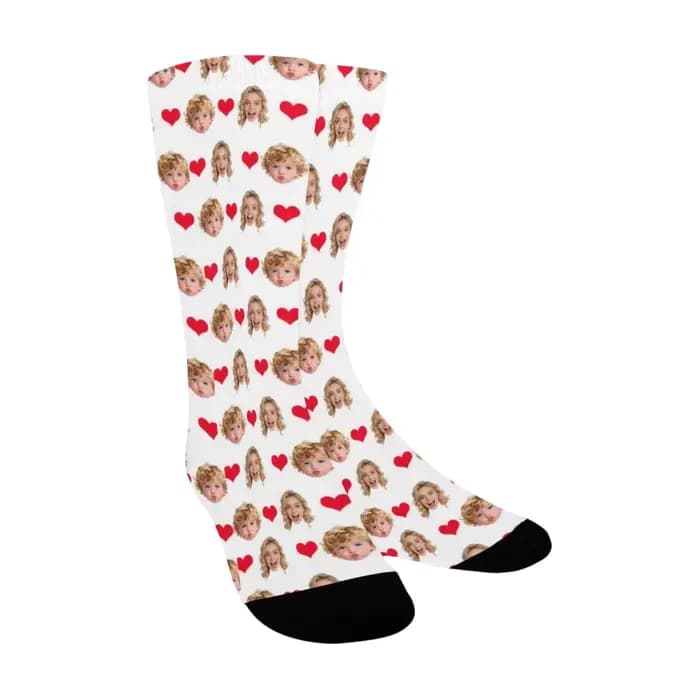 Chaussettes personnalisées avec photo