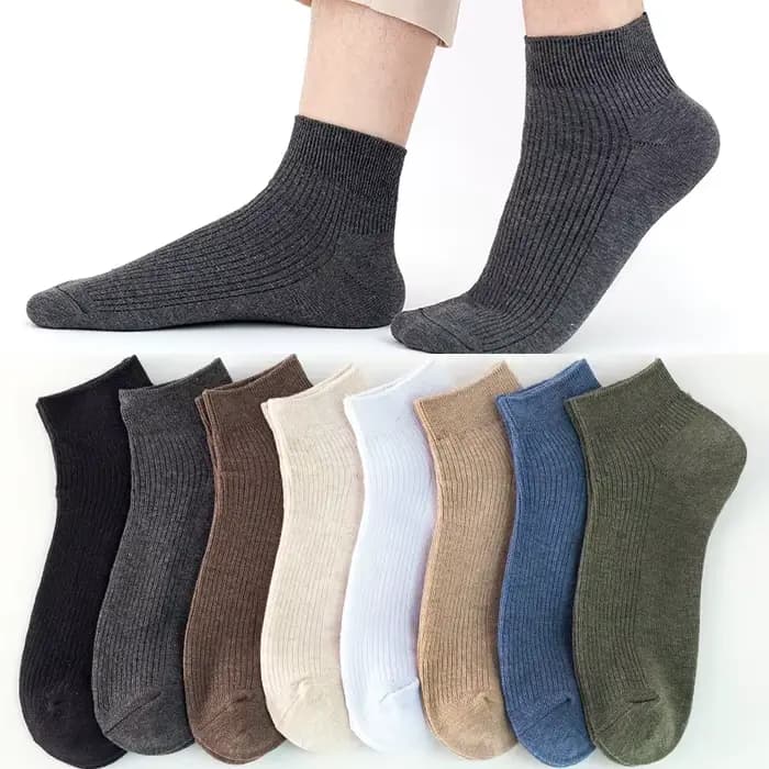 Chaussettes Courtes et Fines en Maille Respirante pour Homme