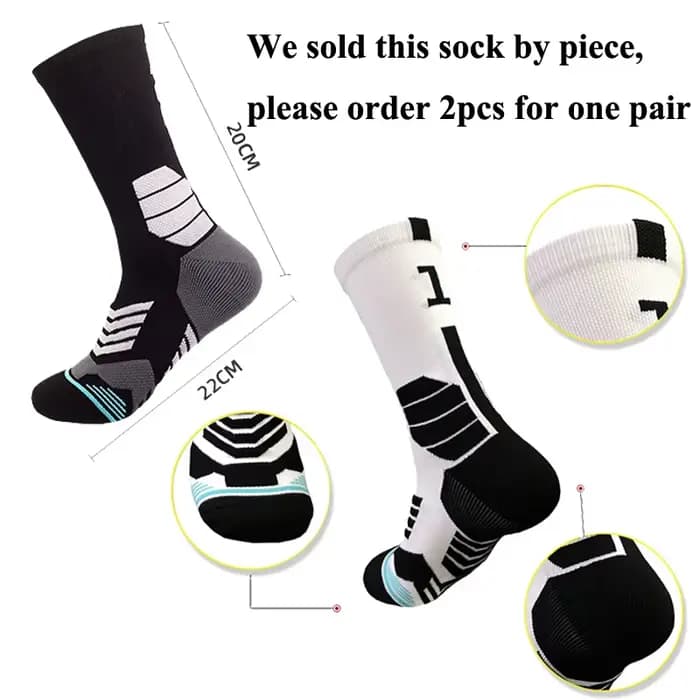 Chaussettes de basket-ball de sport