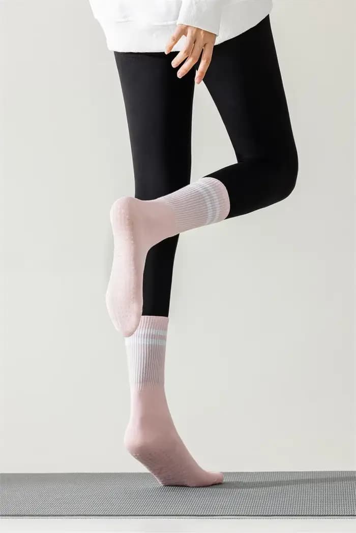 Chaussettes élastiques coordonnantes en coton pour femme