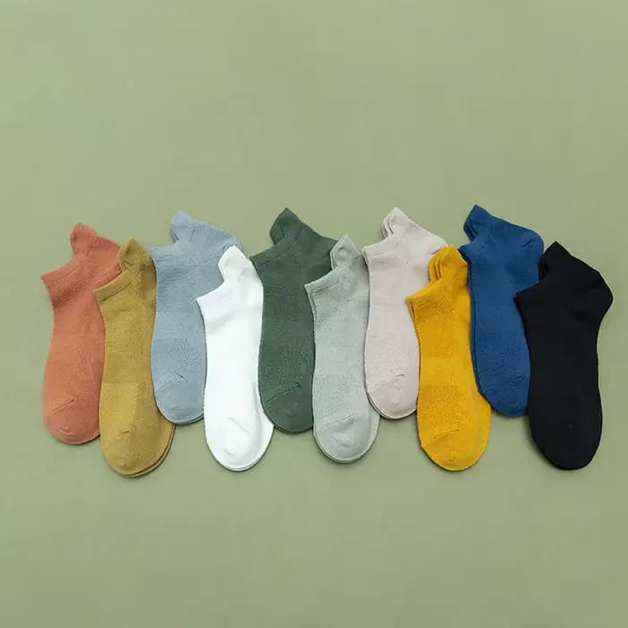 5 paires/ensemble chaussettes en coton pour femmes