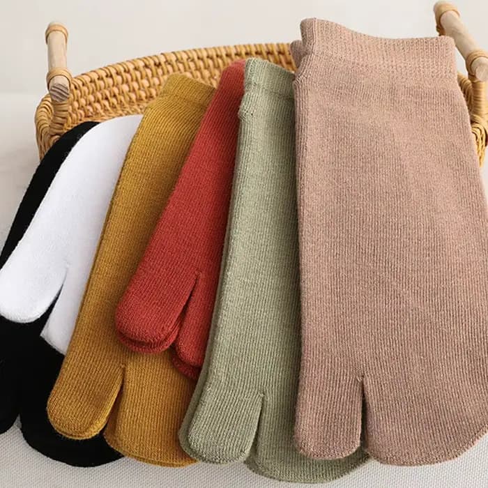 Chaussettes Tabi en coton pour Couple
