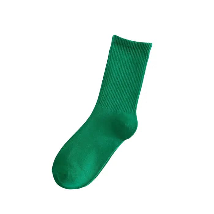 1 paire de chaussettes vertes pour femmes
