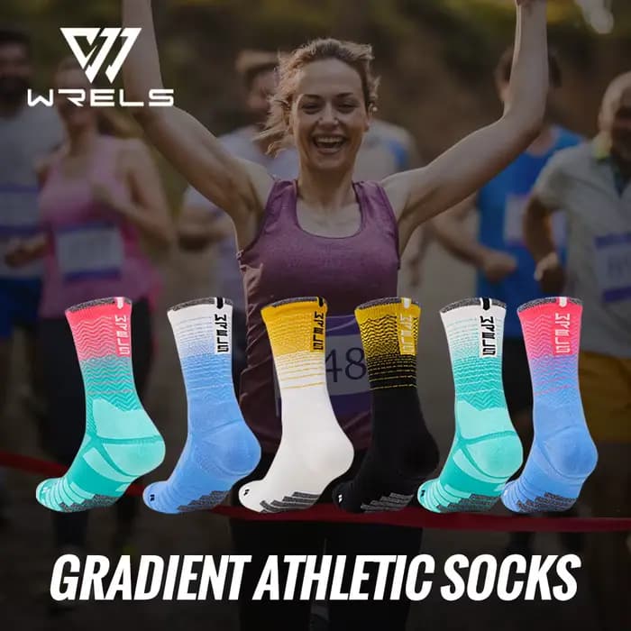 WRELS 1/2/3 chaussettes de sport athlétiques rembourrées