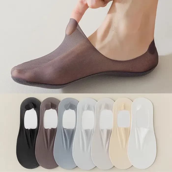 Chaussons d'Été Ultra-Minces Respirants en Silicone pour Homme