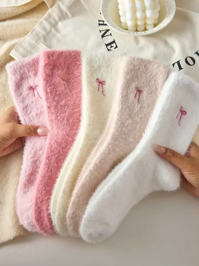 1/5 paires de chaussettes pour femmes et hommes