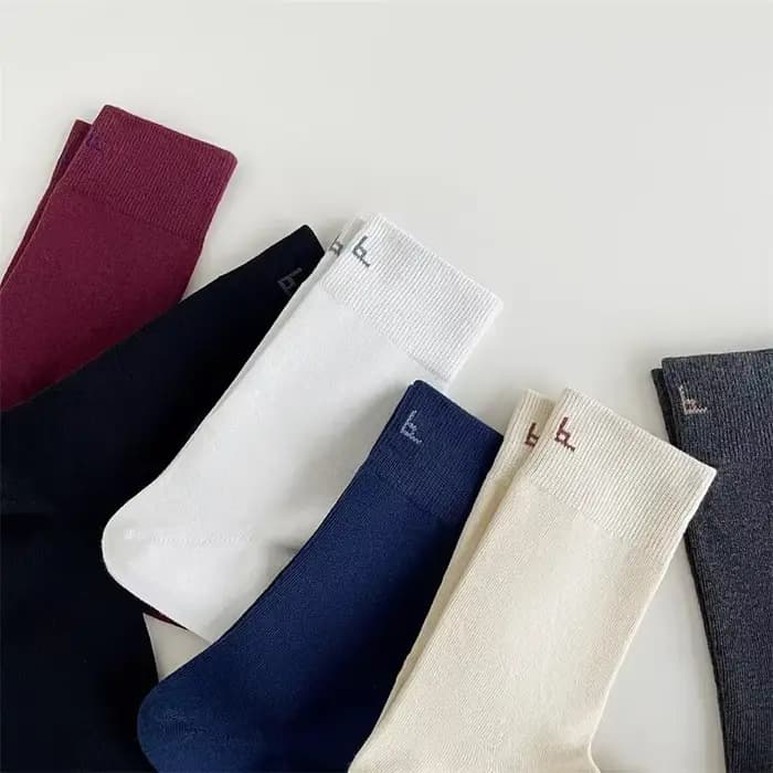 Chaussettes pour hommes automne hiver tricot coton
