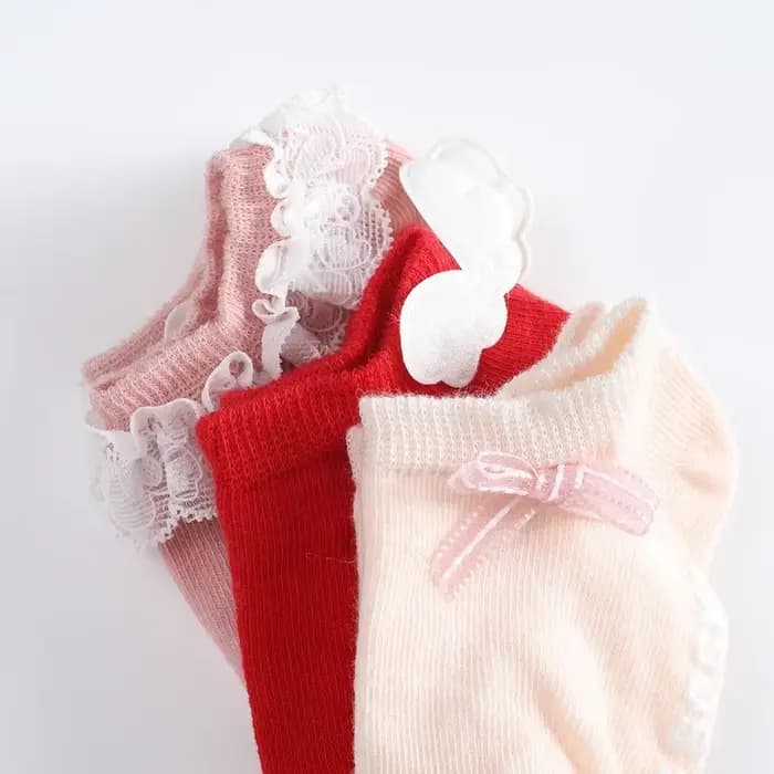3 paires de chaussettes basses pour bébé