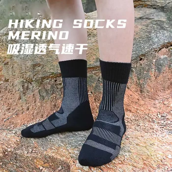 40% laine mérinos chaussettes de randonnée pour hommes femmes printemps été mince