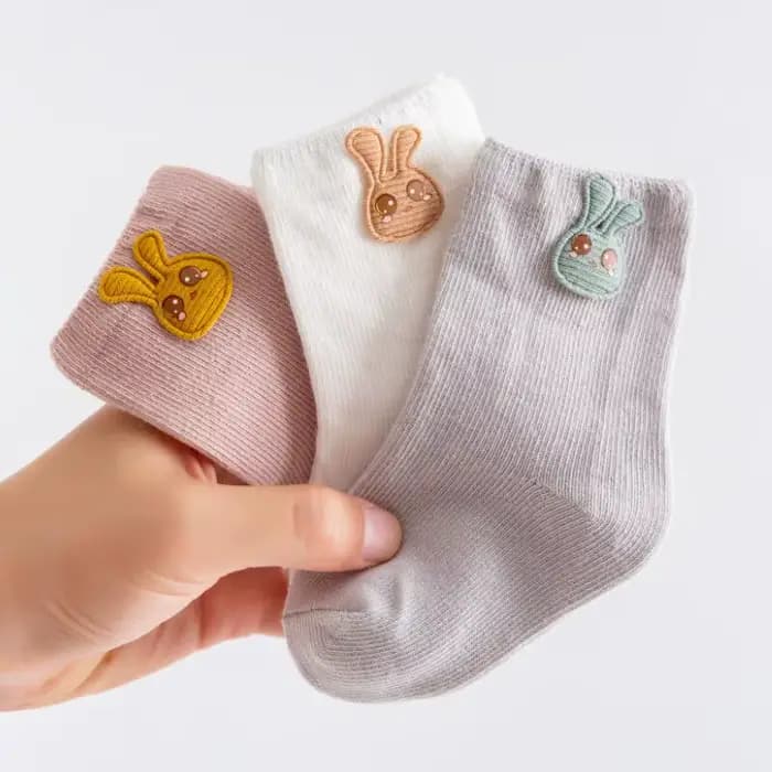Chaussettes en coton pour bébé