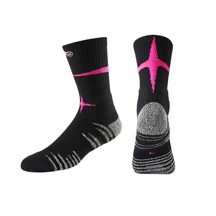 Chaussettes de basket-ball à fond de serviette pour hommes et femmes, antidérapantes, Support de cheville, Tube Long, respirantes, chaussettes de Football unisexes