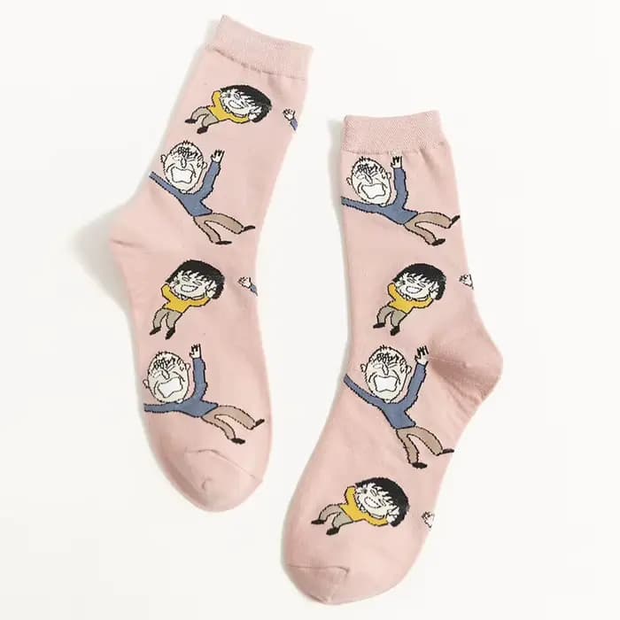 Chaussettes de dessin animé pour femmes